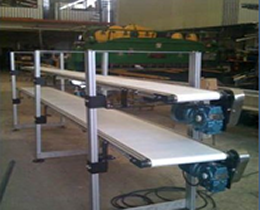 Banda transportadora para paquetes, cajas y tarimas